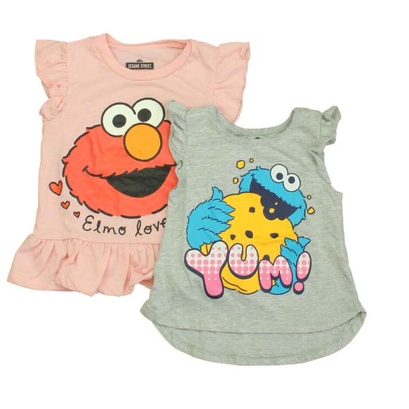 T-shirt Per Neonati E Bambini Di Sesame Street Elmo E Cookie - Foto 9
